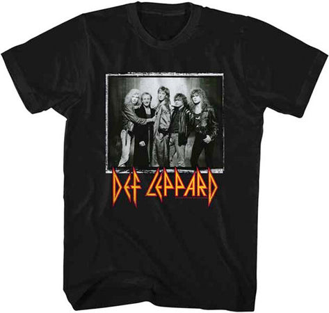 Def Leppard- World Tour-Black Lightweight t-shirt