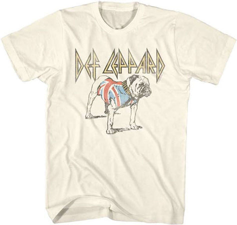 Def Leppard- Bulldog-Natural t-shirt