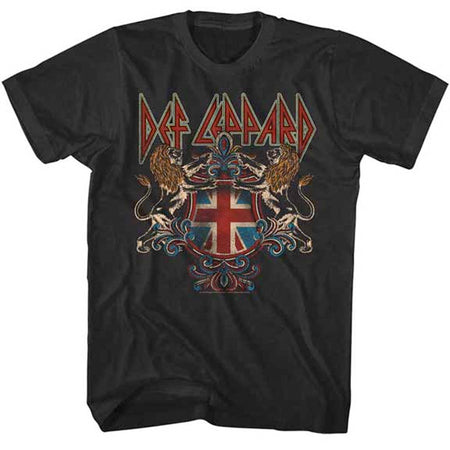 Def Leppard- Def Crest-Black t-shirt