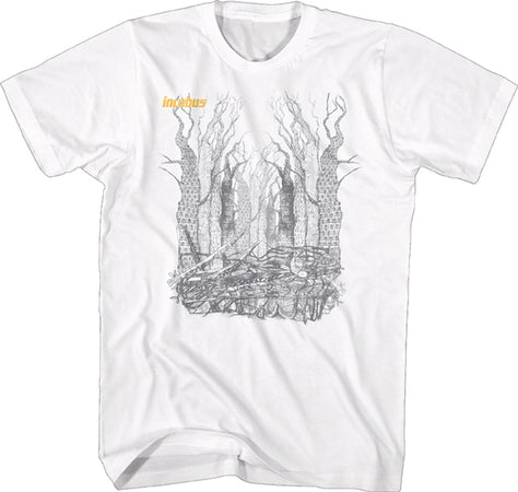 Incubus - Trees - White t-shirt