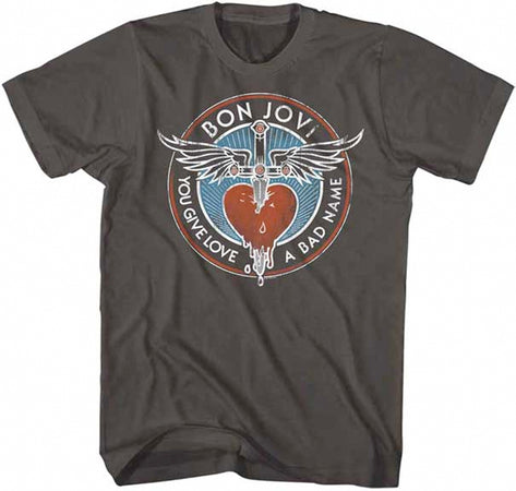 Bon Jovi-Bad Name-Smoke t-shirt