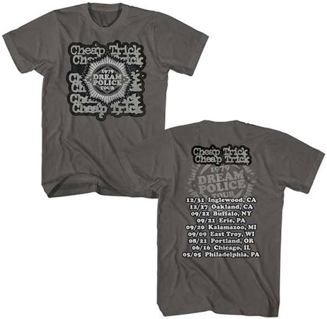 Cheap Trick-Dream Police Tour-Smoke t-shirt
