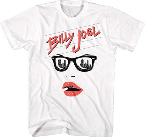 Billy Joel - Lips - White t-shirt