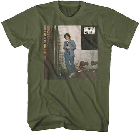 Billy Joel - 52nd Street - Military Green t-shirt