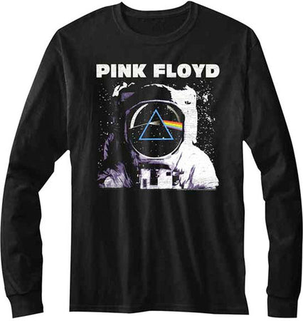 Pink Floyd-MoonMan Longsleeve Black t-shirt