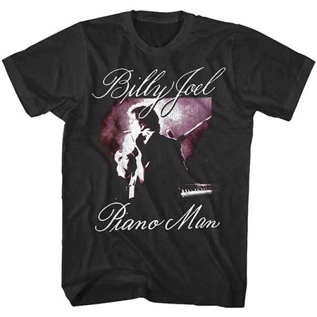 Billy Joel - Piano Man - Black t-shirt