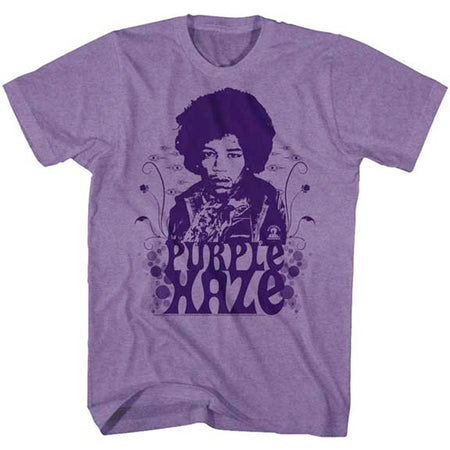 Jimi Hendrix - Purple Haze - Purple Heather t-shirt