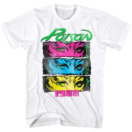 Poison - 1988 - White t-shirt