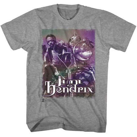 Jimi Hendrix - Southern Delta - Graphite Heather t-shirt