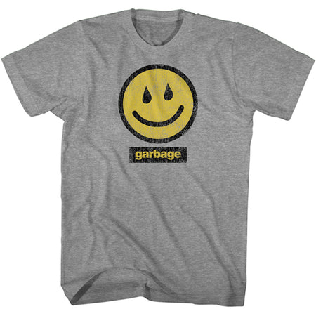 Garbage - Smile - Graphite Heather t-shirt