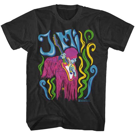 Jimi Hendrix - Psychadelic - Black t-shirt