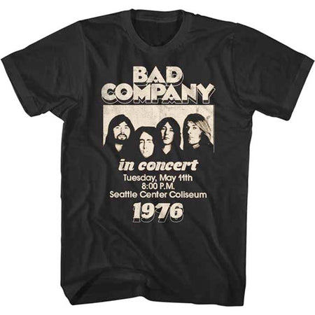 Bad Company - In Concert 1976 - Black t-shirt