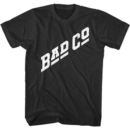 Bad Company - White Logo - Black t-shirt
