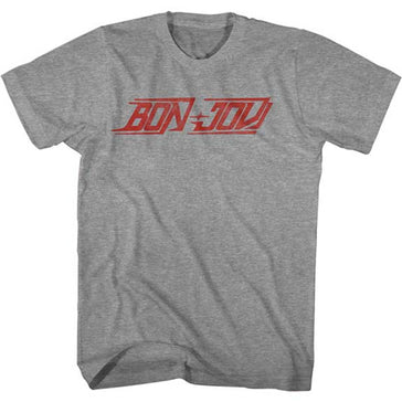 Bon Jovi - BJ Logo - Graphite Heather t-shirt