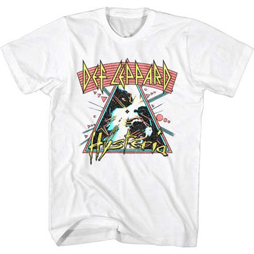 Def Leppard - Arched Lines Hysteria - White t-shirt