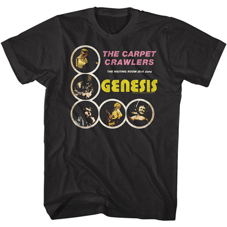 Genesis - Carpet Crawlers - Black t-shirt