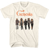 Genesis - Band - Natural  t-shirt