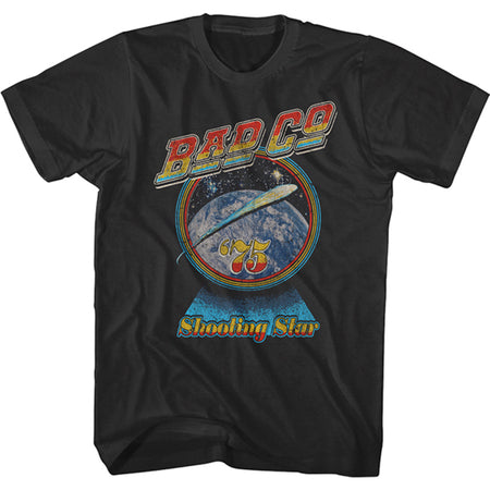 Bad Company - Shooting Star 75 - Black t-shirt