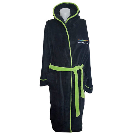 Pink Floyd - Circle Logo with Backprint - Hooded Fleece Bathrobe