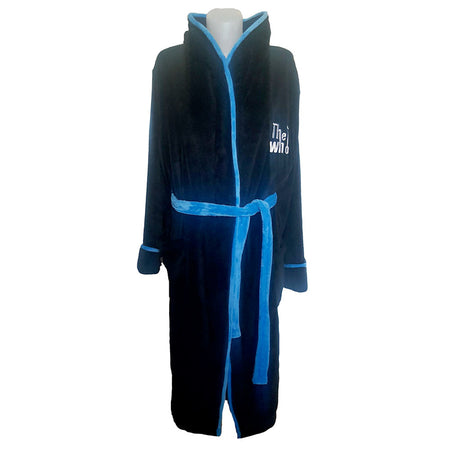 The Who - Target Logo with Backprint - Hooded Fleece Bathrobe