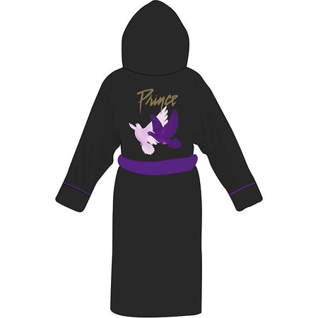Prince - Doves- Hooded Fleece Bathrobe