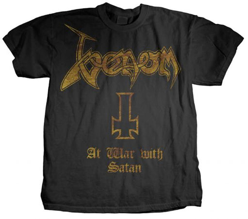 Venom - At War With Satan - Black t-shirt
