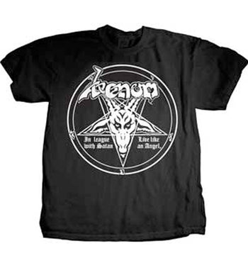 Venom - In League With Satan - Black t-shirt