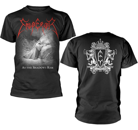Emperor - As The Shadows Rise  - Black t-shirt