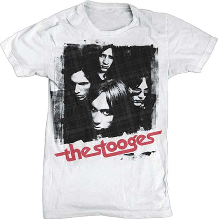 Iggy Pop - The Stooges - Group - White t-shirt