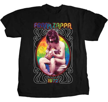 Frank Zappa 1972 Black t-shirt