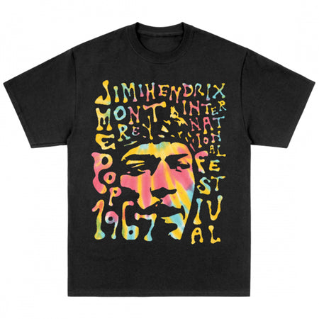 Jimi Hendrix - Monterey Pop - Black t-shirt