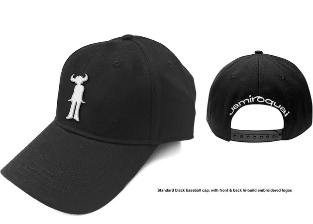 Jamiroquai - Embroidered Logo - Black OSFA Baseball Cap