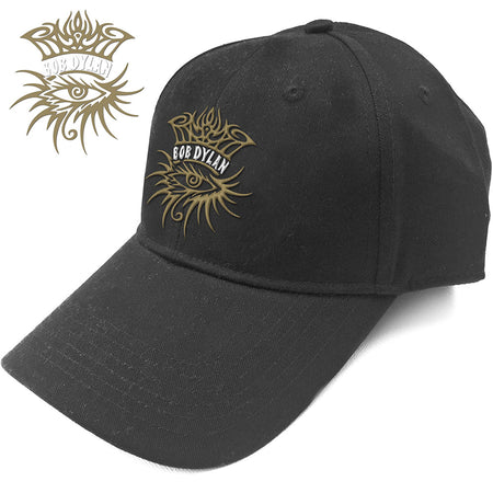 Bob Dylan - Eye Logo - Black OSFA Baseball Cap