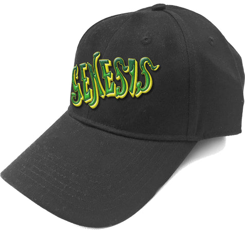 Genesis - Green Classic Logo - Black OSFA Baseball Cap