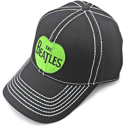 The Beatles - Retro Apple Logo - Black Baseball Cap