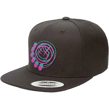 Bink 182 - Double Six Arrows Logo - Snapback Black OSFA Baseball Cap