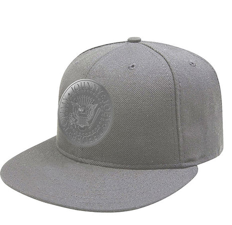 Ramones - Seal Logo - Silver Grey OSFA Snapback Baseball Cap