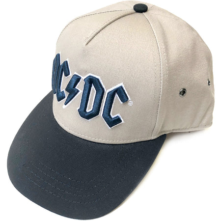 AC/DC - Navy Logo - 2 Tone OSFA Snapback Baseball Cap