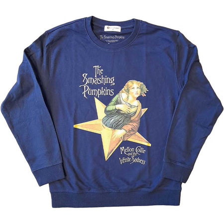 Smashing Pumpkins - Mellon Collie - Navy Blue Crew Sweatshirt