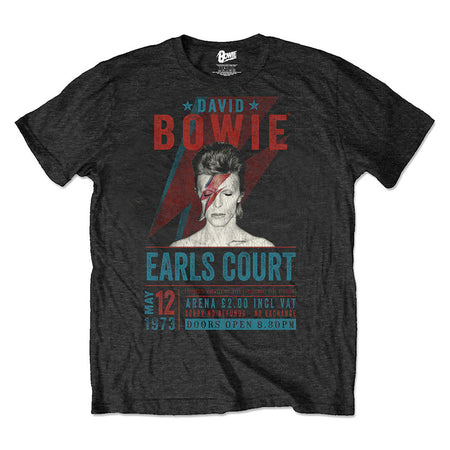David Bowie - Eco-Tee-Earls Court 73 - Black T-shirt