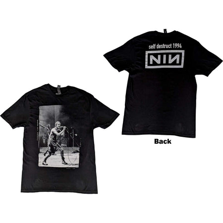 Nine Inch Nails - Self Destruct 94' - Black t-shirt