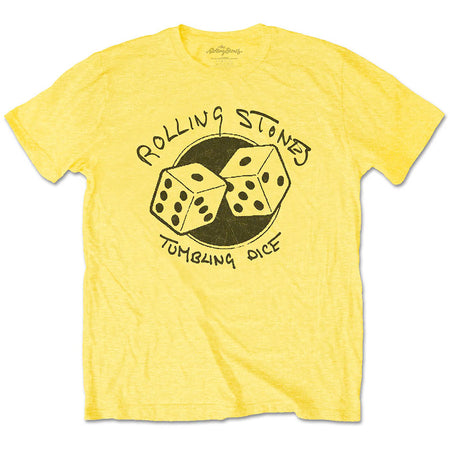 The Rolling Stones - Tumbling Dice - Yellow t-shirt