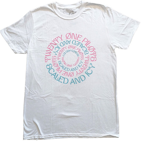 Twenty One Pilots - Circular - White t-shirt
