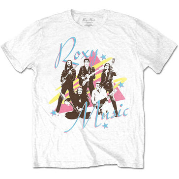 Roxy Music - Guitars - White t-shirt