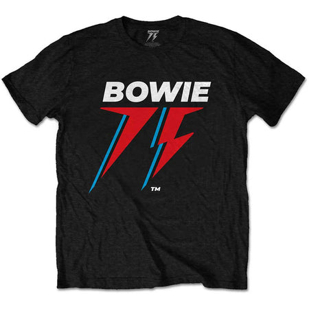 David Bowie - 75th Logo - Black t-shirt