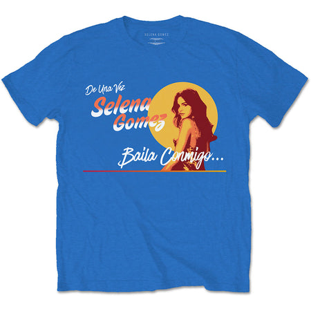 Selena Gomez - Mural - Royal Blue t-shirt