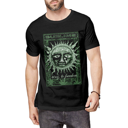 Sublime - Green 40 oz - Black t-shirt