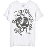 Social Distortion - Speakeasy Checkerboard - White t-shirt