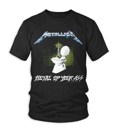 Metallica - Metal Up Your Ass with Back print - Black t-shirt