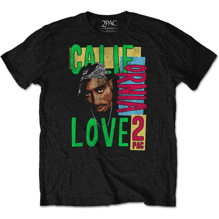 Tupac Shakur - 2pac-California Love - Black t-shirt
